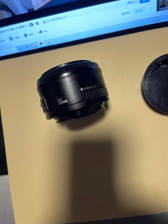 出成色新佳能f1.8 2代镜头二代镜头，镜...