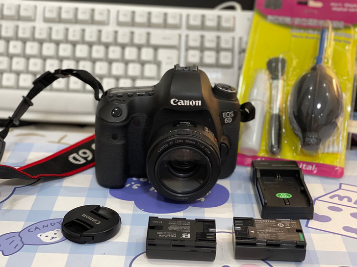 佳能6D单反人像机皇小痰盂三代501.8s...