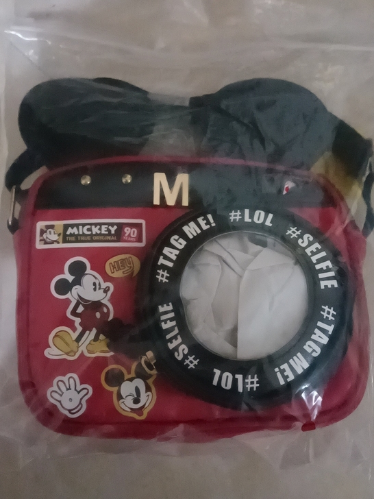 迪士尼米奇斜挎包，全新