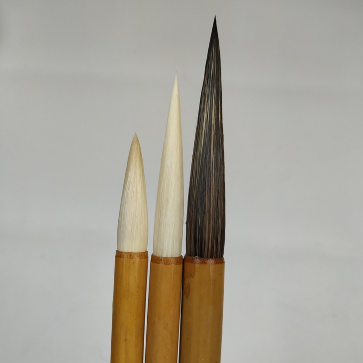 长峰羊毫牛耳毫毛笔写行书行草狂草用高手用笔