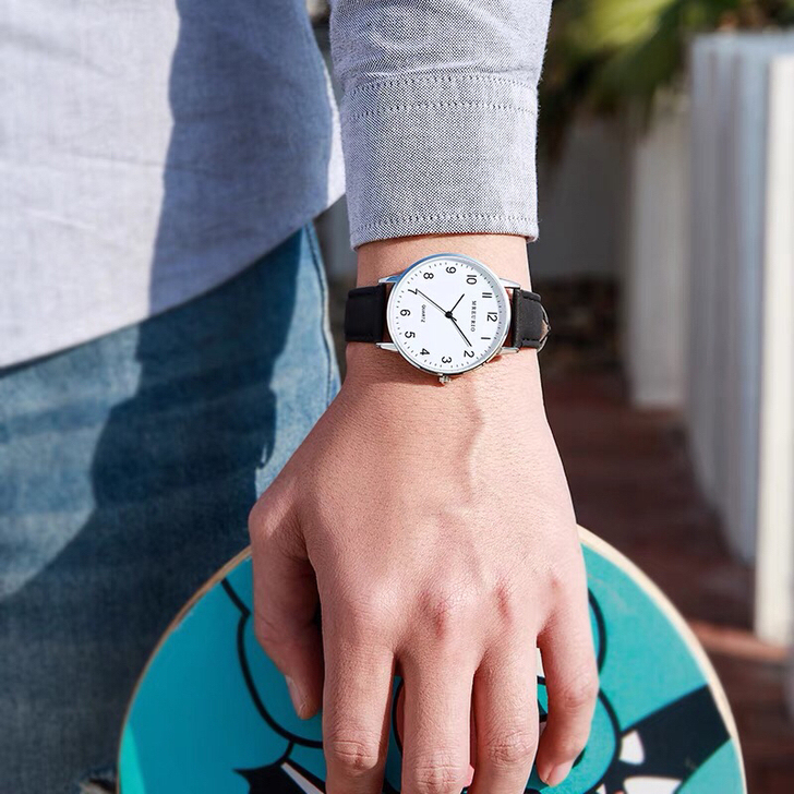 公务员考试专用手表男女初高中学生简约静音机...