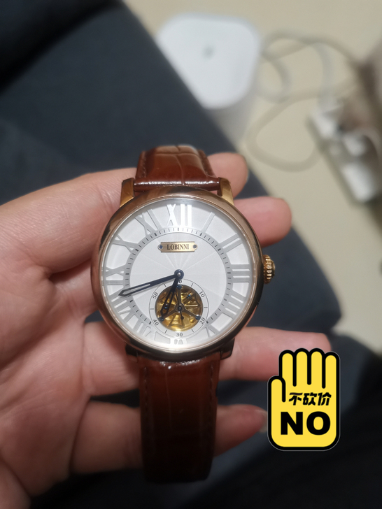 罗宾尼机械表，20年5月购买，有点点花，8...