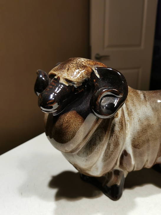 宜昌彩陶，七八十年代的名家作品，美利奴大肥...