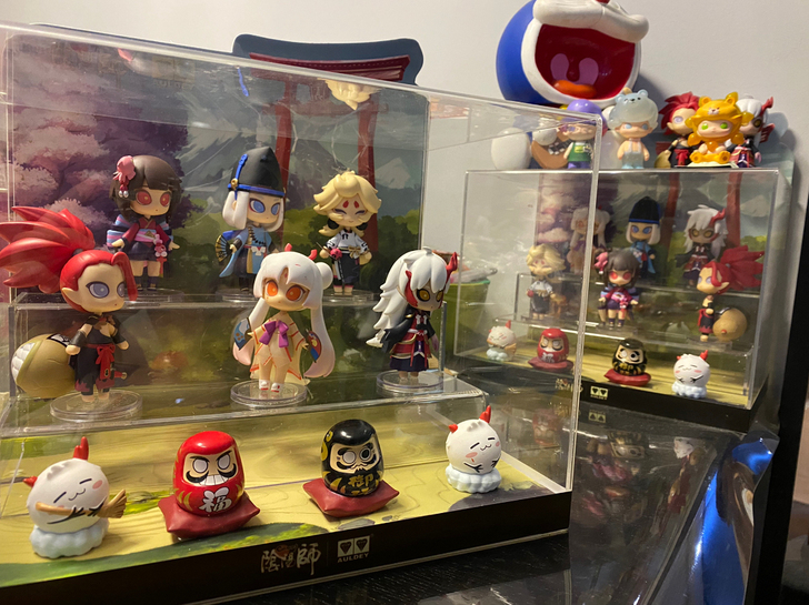 阴阳师1弹全家福带厂家原箱加背景板