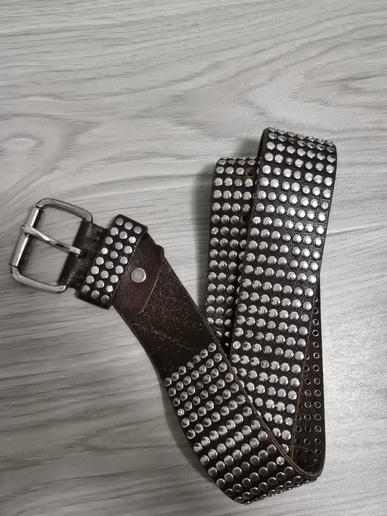 小魔鱼牛皮腰带