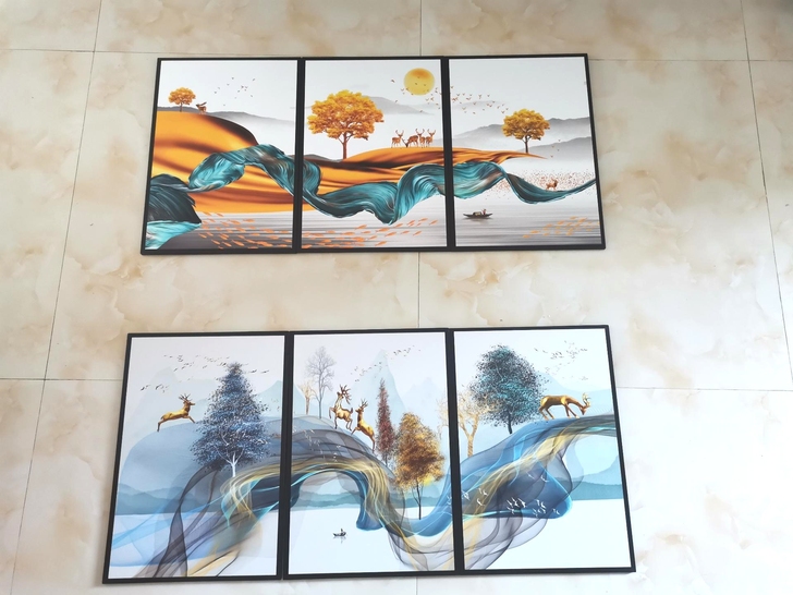 3幅装饰画 16包邮客厅装饰画卧室餐厅北欧...