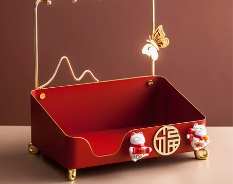 【狂欢价】入户门口放钥匙收纳摆件客厅轻奢鞋...