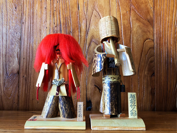 日本昭和时期越前丰后竹人形