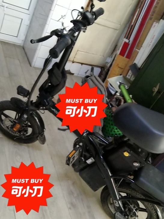 爱玛折叠锂电电动自行车，刚买半个月，99新...