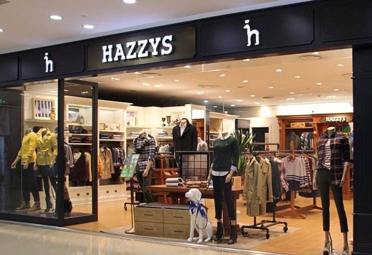 Hazzys哈吉斯秋冬季时尚男士休闲裤纯色...