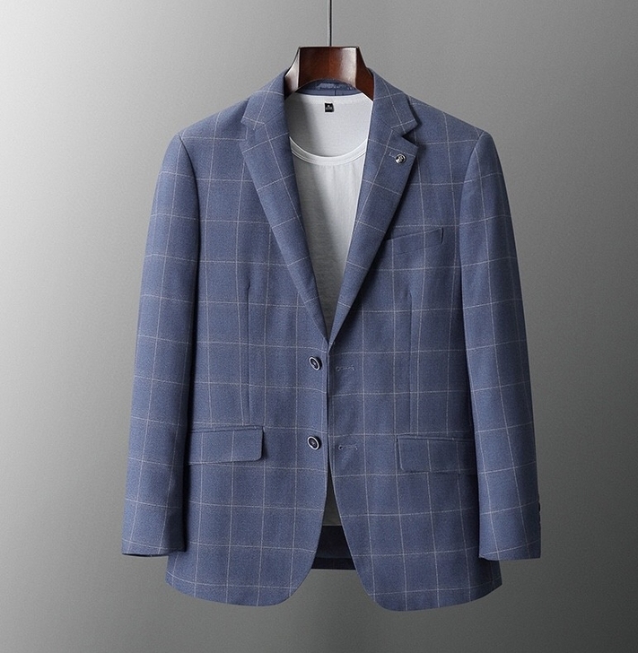 线下499，关门清仓男休闲西装上衣商务修身...