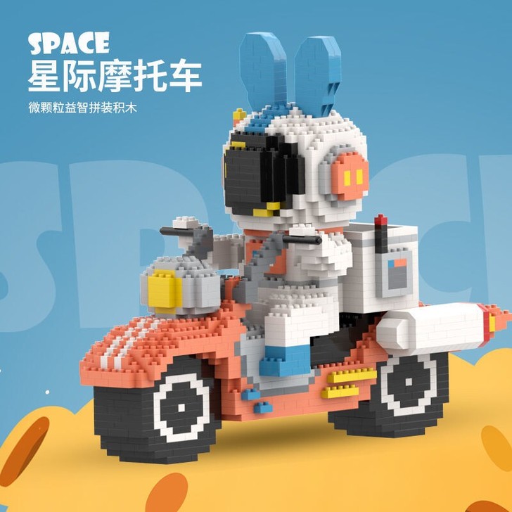 【品牌特价】乐高宇航员太空人旅行赛车系列微...