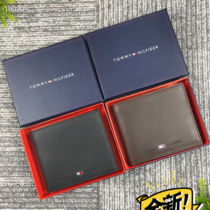 汤米钱包零钱包真皮短款