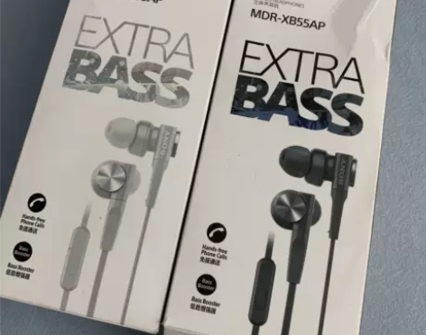 索尼MDR-XB55AP深邃重低音入耳式手...
