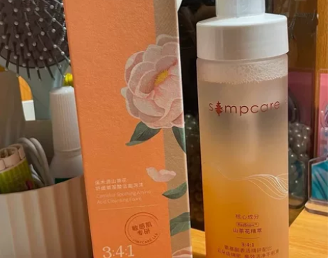 全新未拆封，溪木源洗面奶山茶花氨基酸慕斯洁...