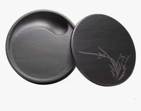 【幽兰】砚台带盖 安徽歙砚 支持退换 歙砚...