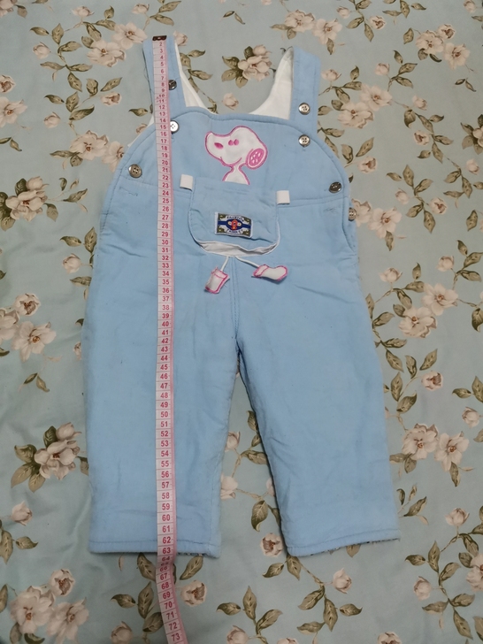 宝宝棉裤，衣长63，宽34八成新，没怎么穿...