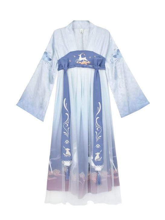 原创森女部落汉元素连衣裙九色鹿 正 包邮