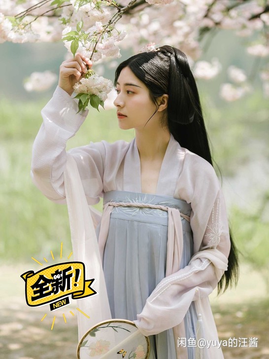 【 解语】倾杯序汉服齐胸一片式4.5米摆 ...