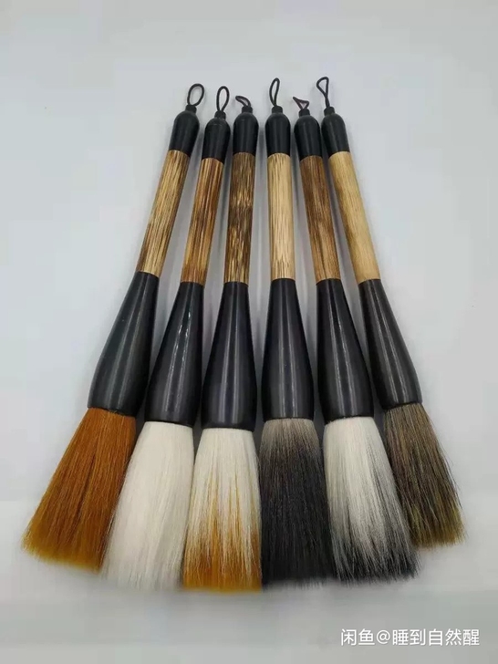 正品善莲湖笔狼毫羊毫兼毫熊豪大楷提斗毛笔抓...