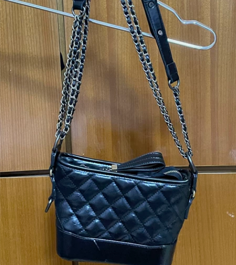 菱格链条包小香风包包女新款女包斜跨小包单肩...
