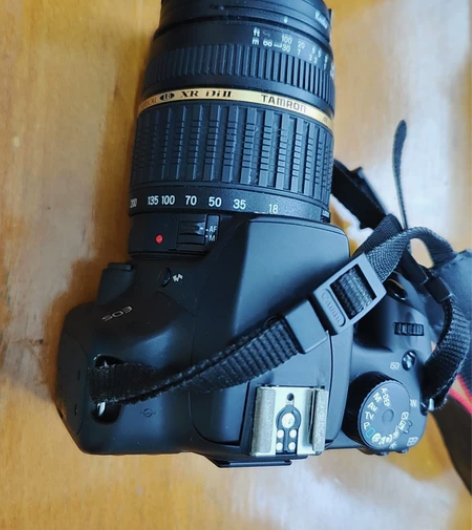 闲置佳能1000d单反相机，带腾龙18-2...