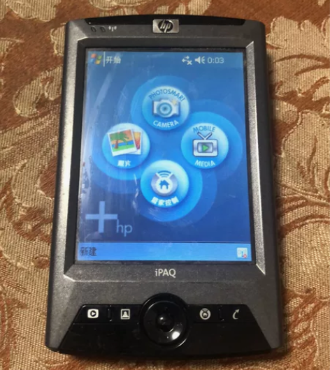 惠普ipaq 3715带照相机的pda，完...