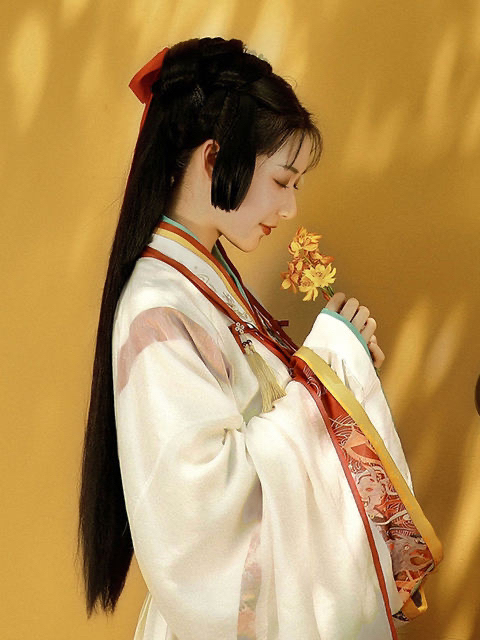 汉风吟妙上晋制汉服收到手后日常下水,仅试穿...