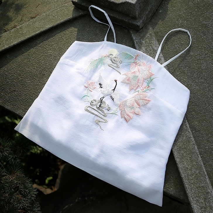 钟灵记【仙鹤荷花吊带】