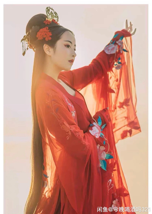 全新!花朝记上林花锦齐腰汉服