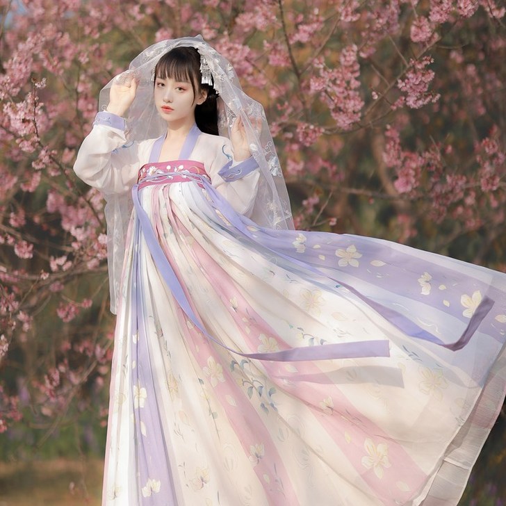 【樱洛】茗月萱齐胸襦裙套装汉服