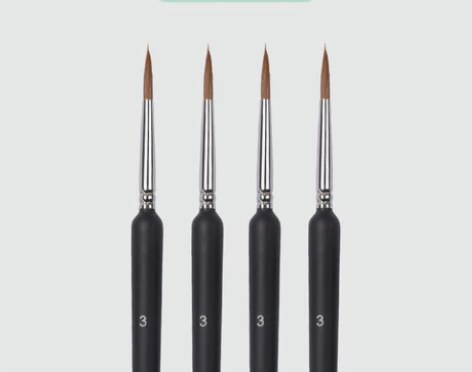 【狂欢价】狼毫勾线笔特细画笔套装绘画颜料丙...