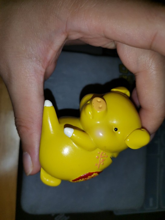 2002年华义正版石器时代公仔扑满乌力；