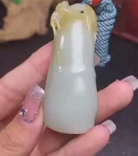 省级玉雕大师大师韦有锋作品和田玉竹节【节节...