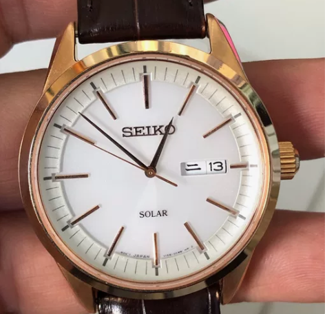 精工（SEIKO）SNE530P1 白盘皮...