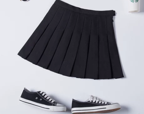 短裙百褶裙白色高腰2019新款半身裙夏大码...