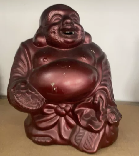 日本回流鎏金铁和尚 爆老 高36cm工艺不...