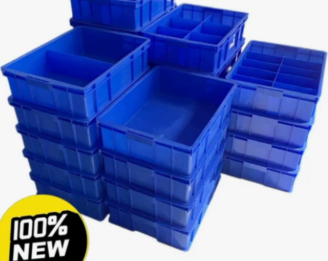 加厚周转箱分格箱五金零件工具盒多格塑料盒子...