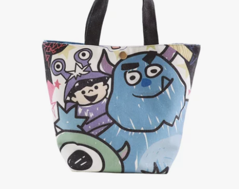 怪兽公司便当包 超大饭盒包 帆布便当袋 卡...