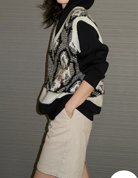 吊带美洋MEIYANG 菱花铺子马甲 复古...