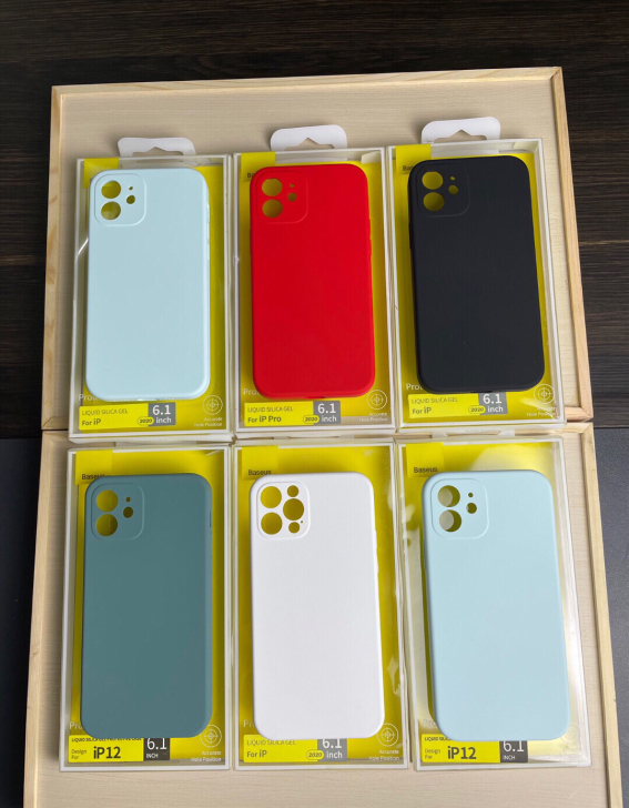 倍思适用于苹果12手机壳液态硅胶iPhon...