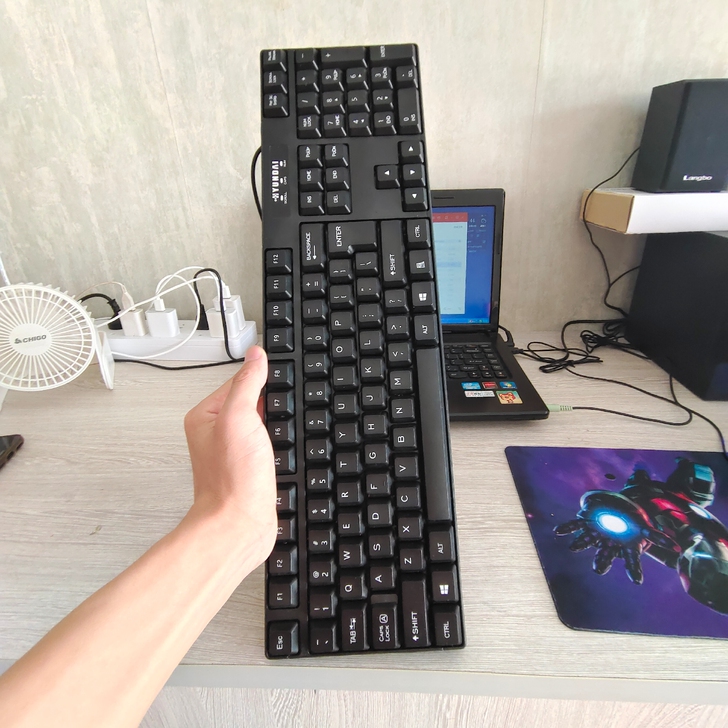 关注！专拍，包邮限一件。有线键盘家用办公电...