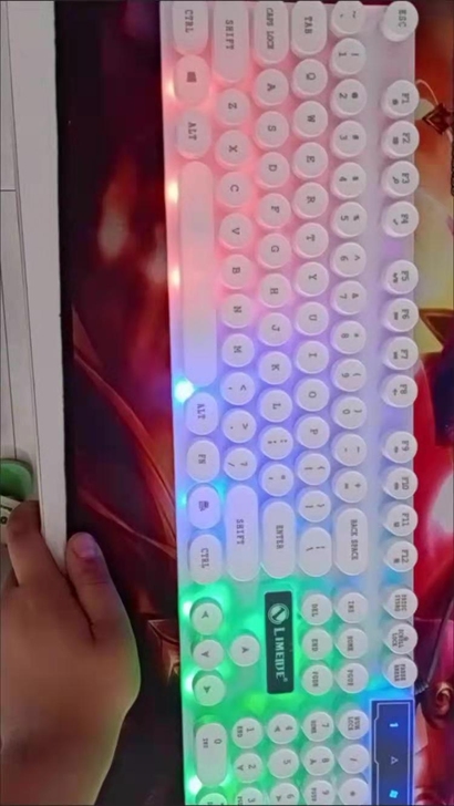 朋克键盘鼠标套装发光机械手感笔记本台式机U...