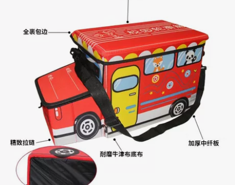 儿童轮滑鞋收纳箱储物可坐旱冰单肩背包男女幼...