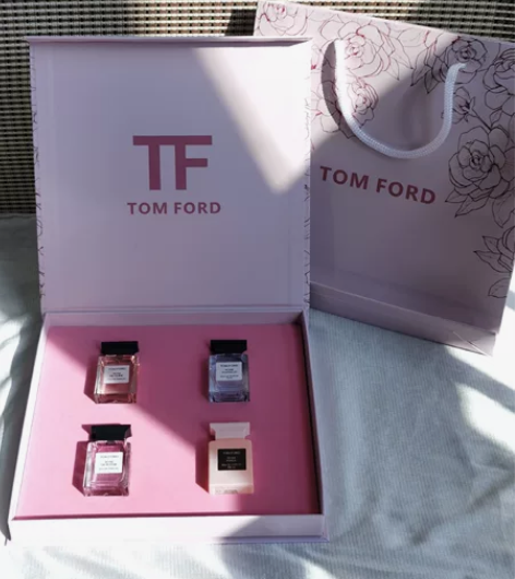 TF香水小样四件套 玫瑰系列限定款配手提袋...