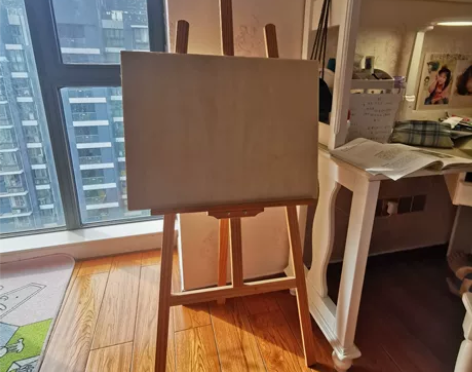 画架30元，几乎全新，只用过一次，画架可调...