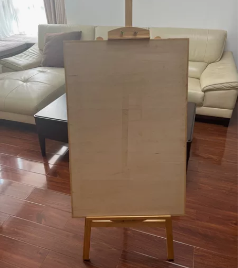 丰丰画架木制1.55米支架式成人油画架实木...