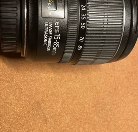 出闲置佳能1585镜头，一直戴uv镜 镜面...