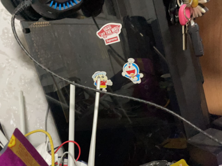 电脑机箱,测透,带电源,小恶魔音响