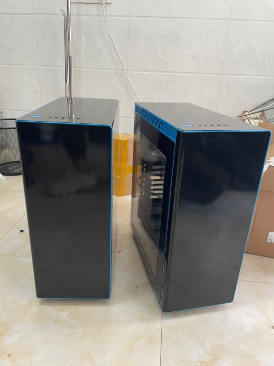 航嘉mp2侧透电脑机箱出两个拆机航嘉mp2...